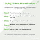 Frying Oil Test Kit