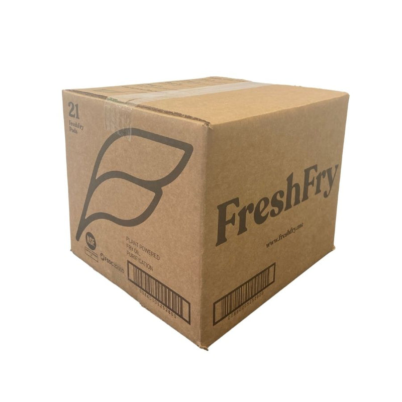 A 21-count case of FreshFry Pods